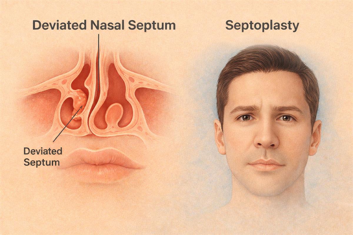 Deviated Nasal Septum( Septoplasty)